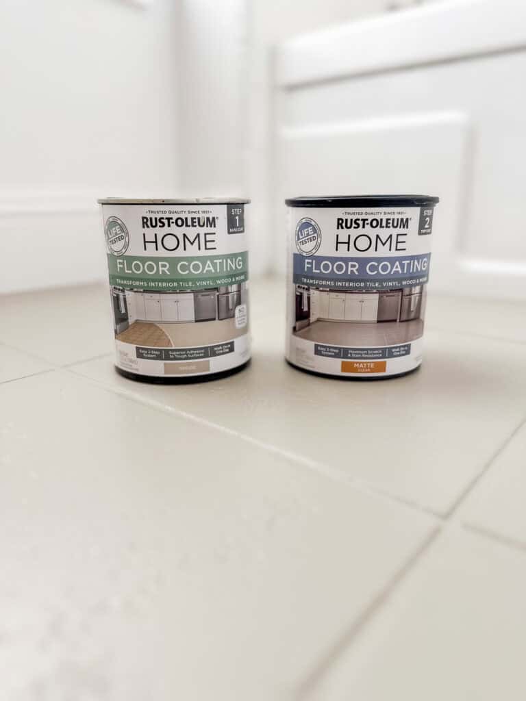 Floor Paint to Update Dated Tile the Easy Way
