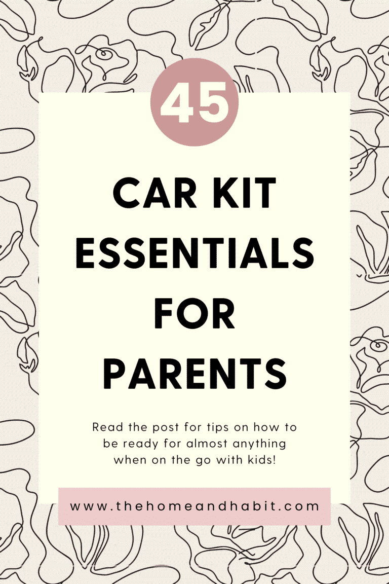 Car Kit Essentials For Parents: 45 Things to Keep on Hand!