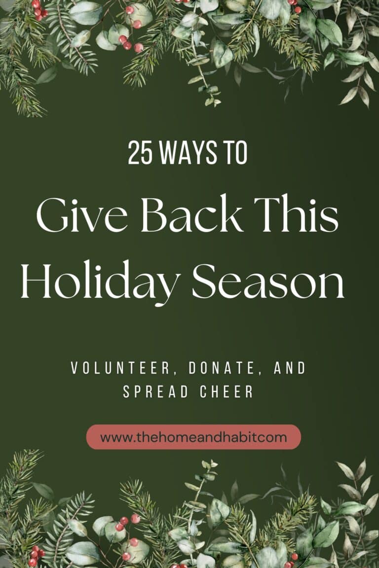 25 Ways to Give Back This Holiday Season