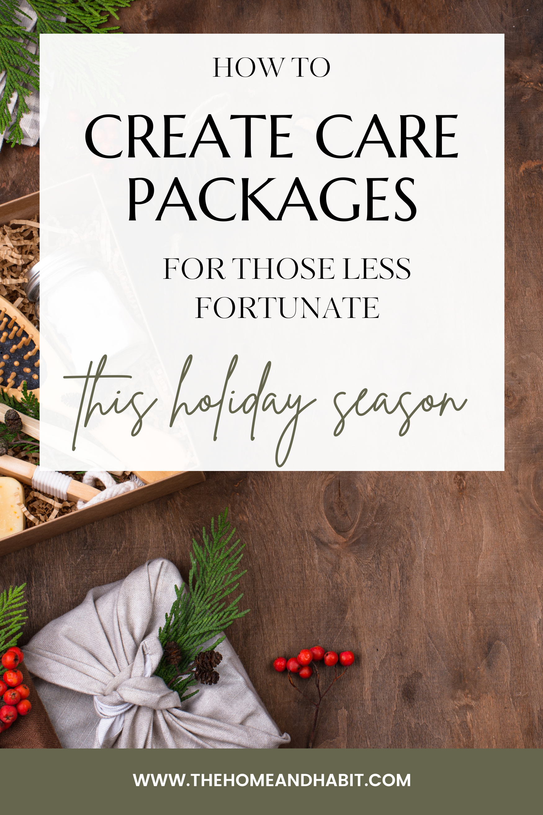 Creating Holiday Care Packages: How To Give Back To The Community