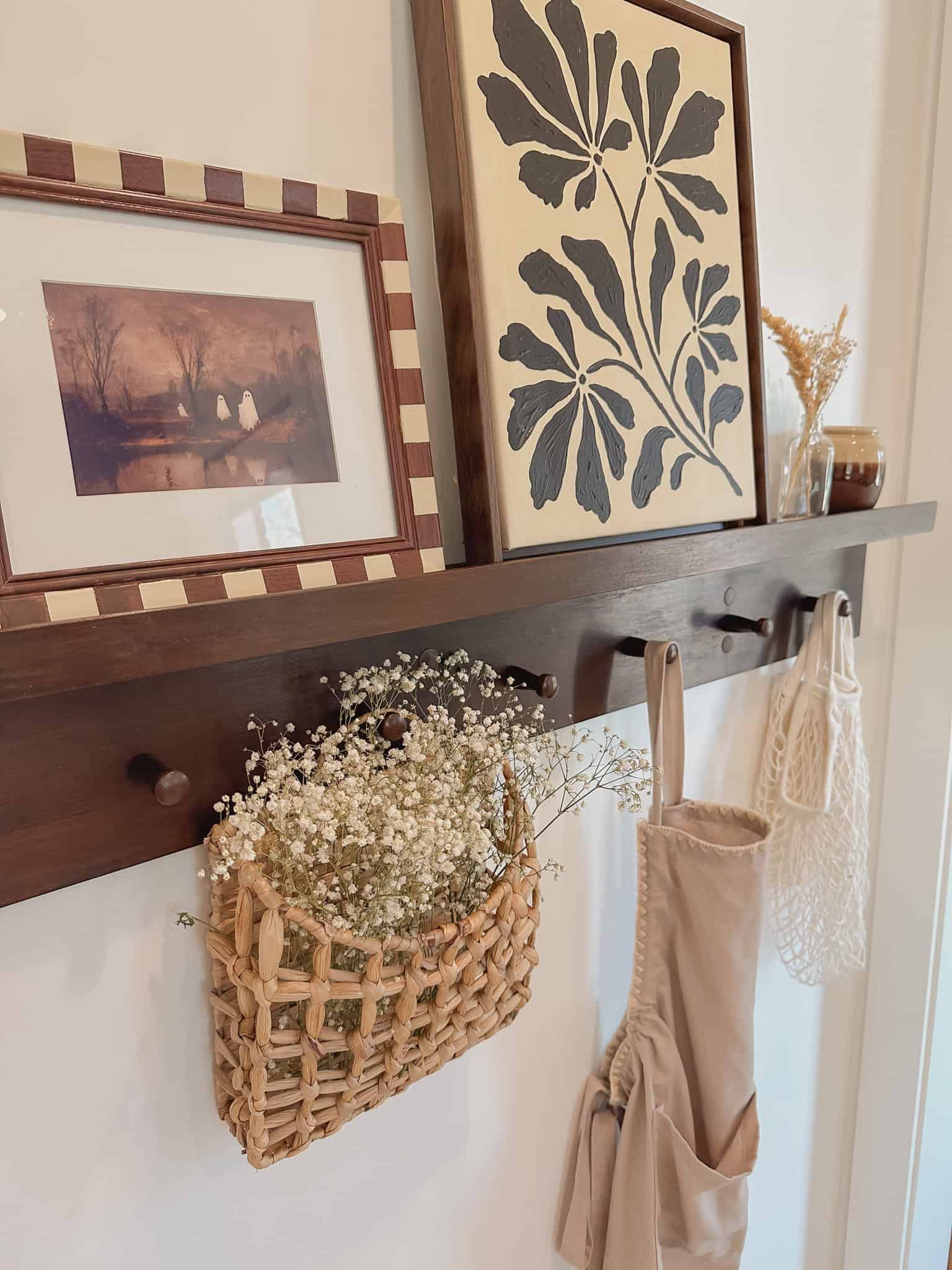 How to Build a DIY Shaker Peg Wood Shelf with Hooks (Beginner-Friendly)